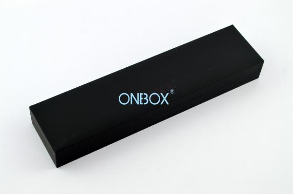Buy Hot Stamping Logo Luxury Packaging Boxes For Bracelet In Black Paper at wholesale prices