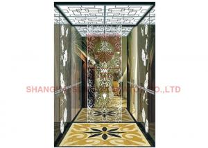 China Single Door Load 450kg Vvvf Hairline SS Passenger Elevator For Office Building on sale