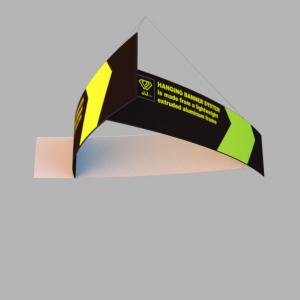 China Suspended Trade Show Event Booth Hanging Display Signs Hanging Ceiling Banner on sale