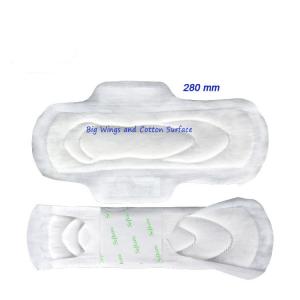 Quality Herbal Organic Cotton Sanitary Napkins Hygiene 100% Cotton Maxi Pads Premium for sale