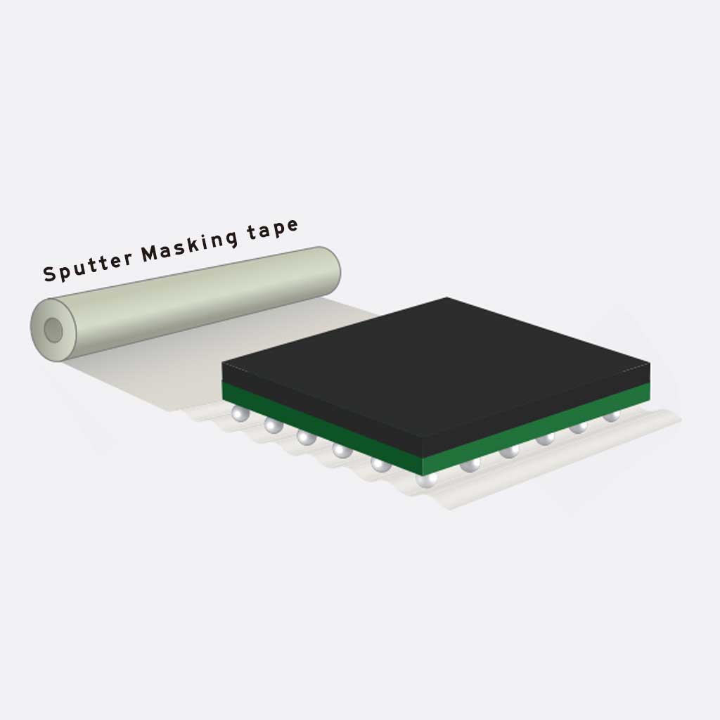 sputter masking tape