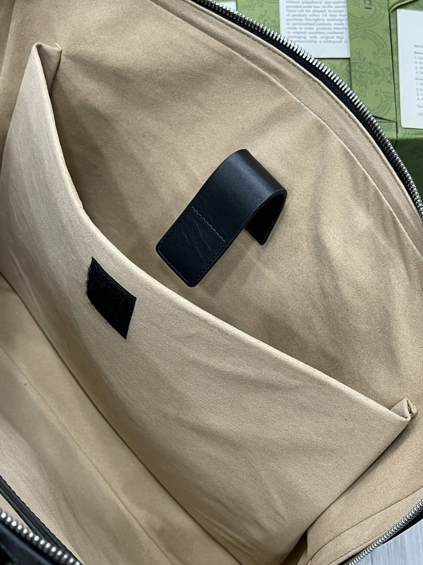 Synthetic Canvas Flat Briefcase Leather Shoulder Bag With Detachable Strap