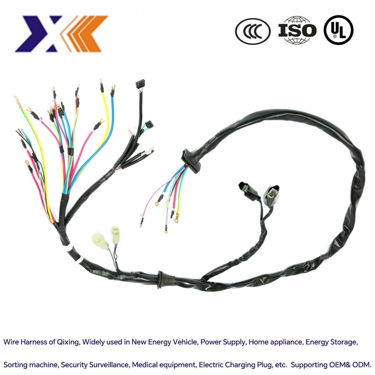 Custom Auto Wire Harness Assembly for Enginering Control Equipment Voltage Customized