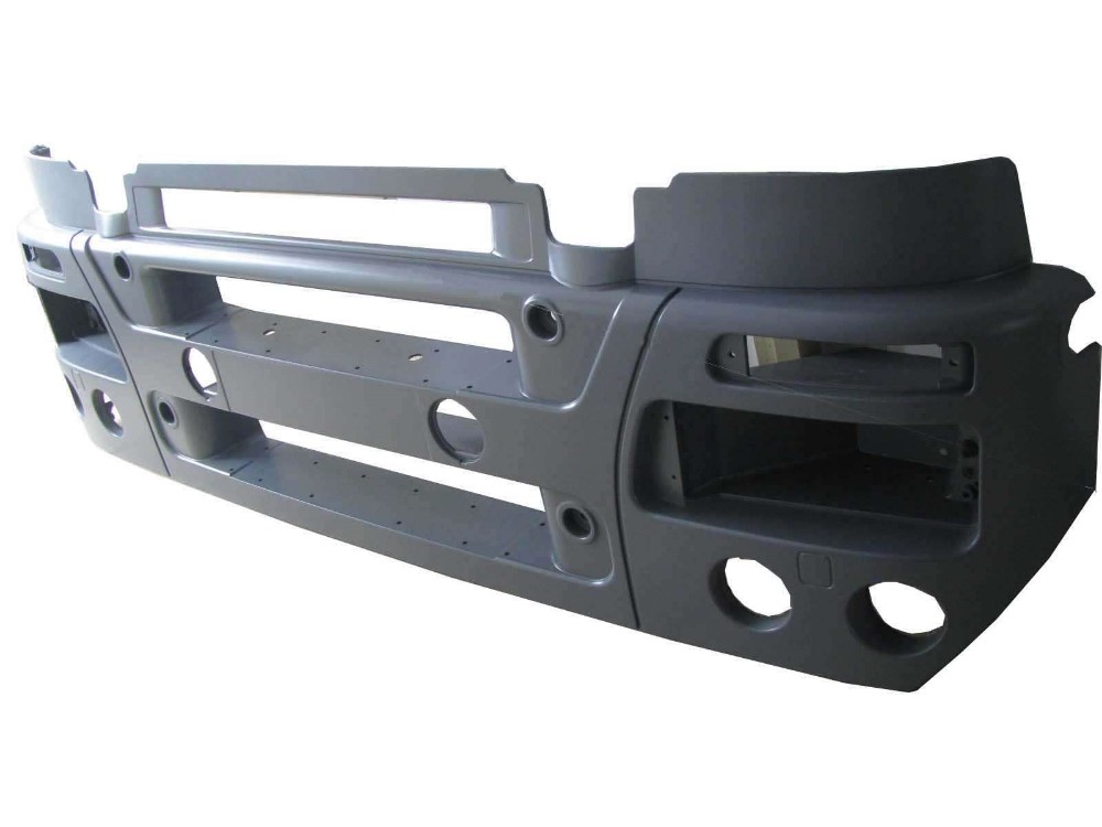 Auto Bumper Plastic Injection Molding With Sand Blasting Surface Treatment