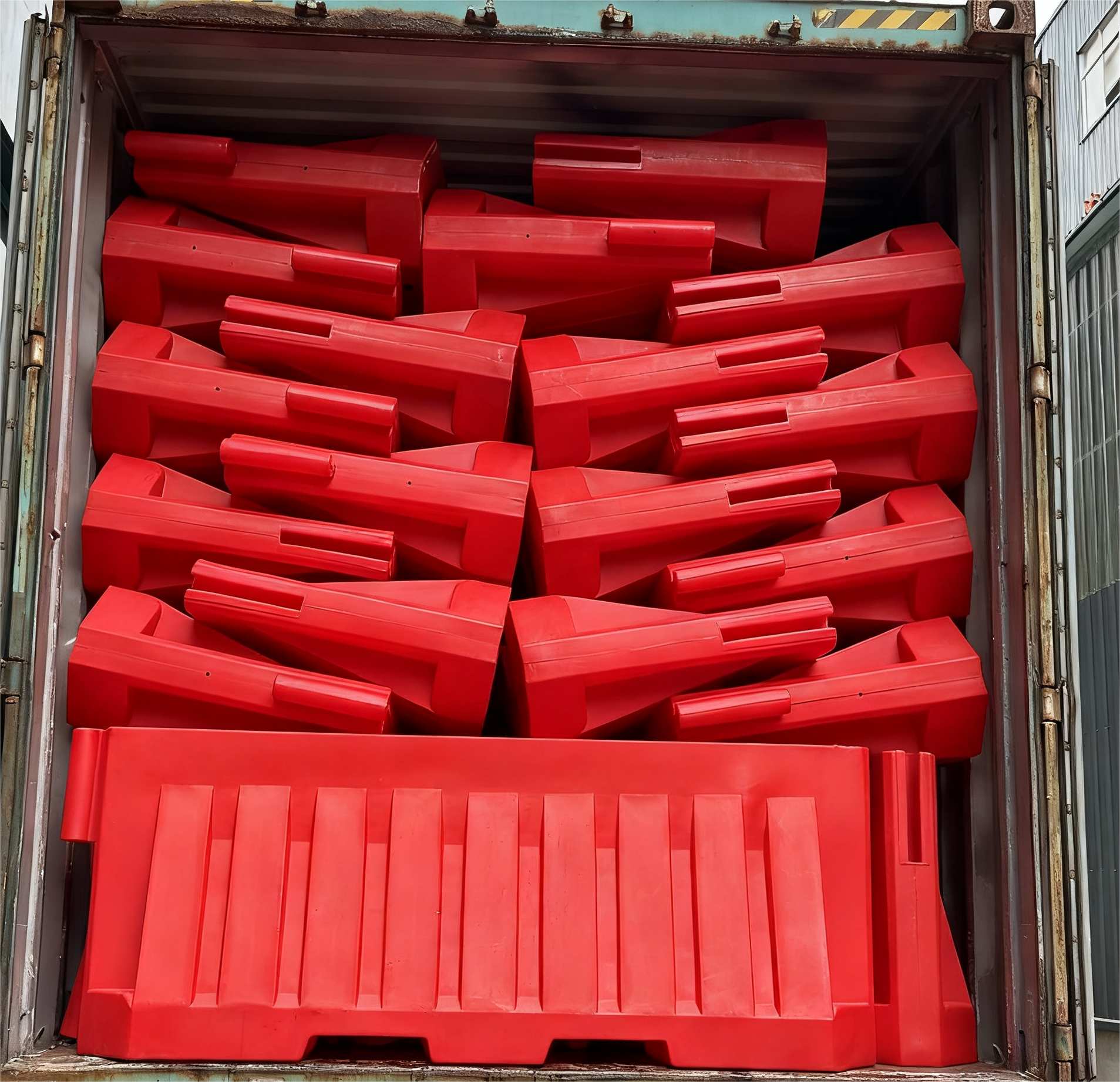 Height 920 mm Diameter 900 mm Water Capacity 500 kg Yellow Crash Cushion Cylinder with Reflective Sheeting – Water-Filled Impact Attenuator