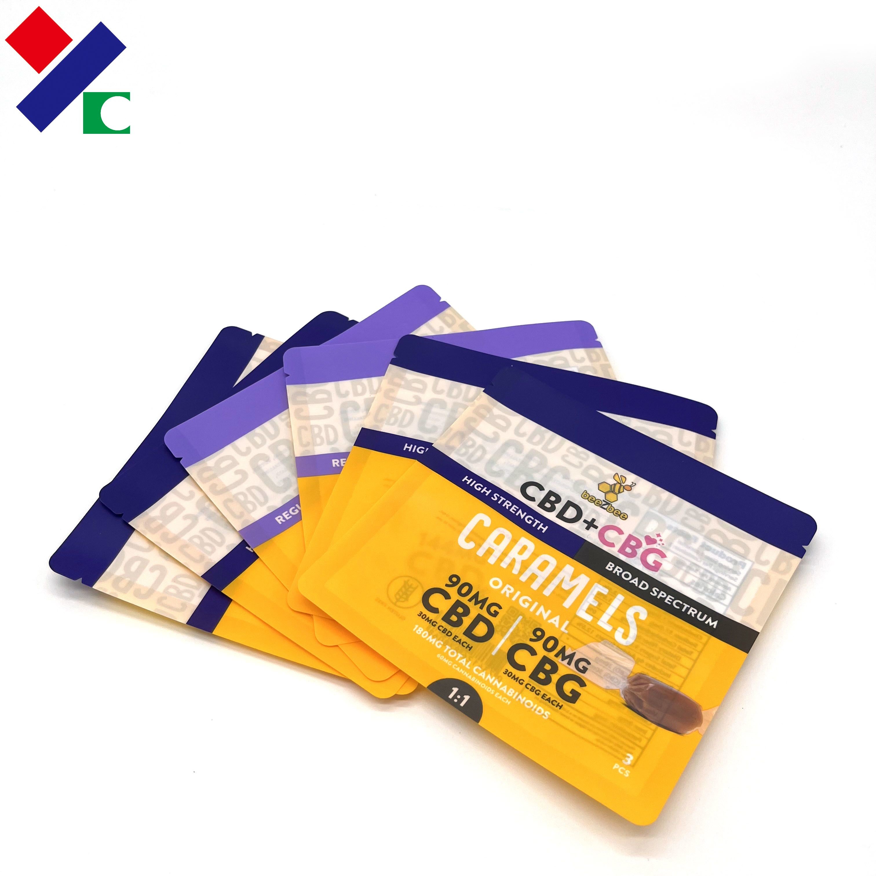 Metallic Foil Aluminum Snack Sachet Packaging Pouches Dried Fruit