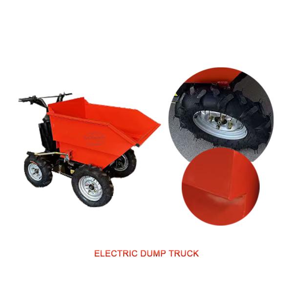 Four Speed Adjustable Electric Mini Dump Truck For Logistics