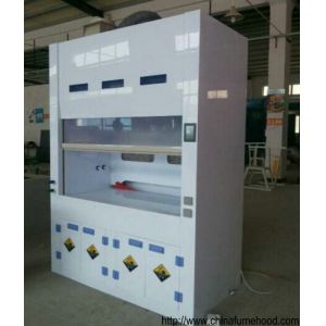 Quality School PP Fume Hood Laboratory Equipment, Lab Fume Cupboard With Faucet / Sink for sale