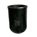 Round Induction Furnace Crucible Pot Acidic Basic Resistant Capacity 150kg
