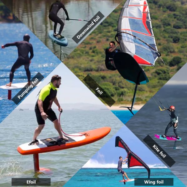 GY910 Hydrofoil Aluminum Carbon Mast Wingfoil Kte Pumping Wave Wing Hydrofoil