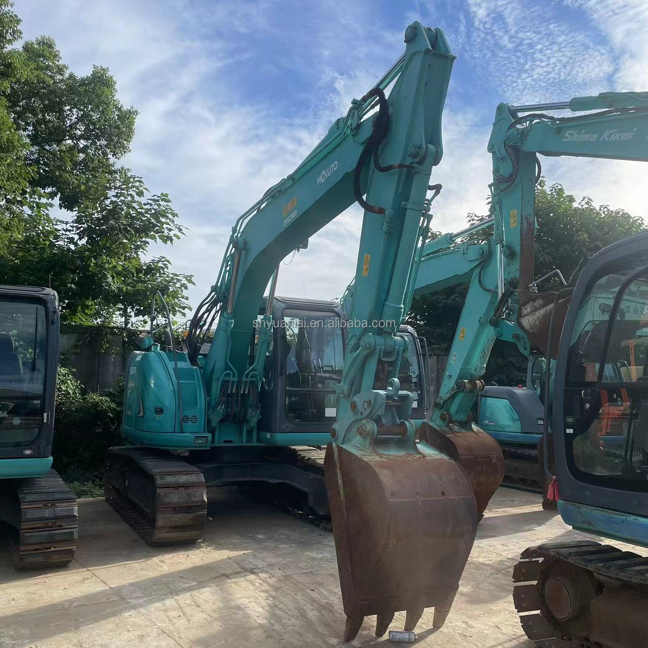 Secondhand Digger Machinery Original Hydraulic Cylinder Kobelco Excavator SK125