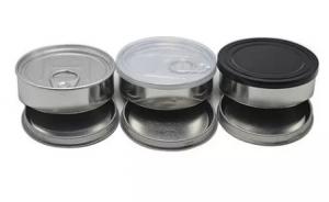 Quality Air Tight Small Round Metal Tin Cans For Food Hand Seal Tin Box for sale