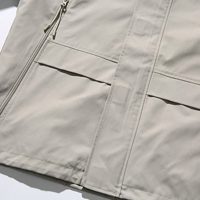Oem Factory Manufacturer Custom Logo Windproof Vintage Campus Men Hooded Jacket