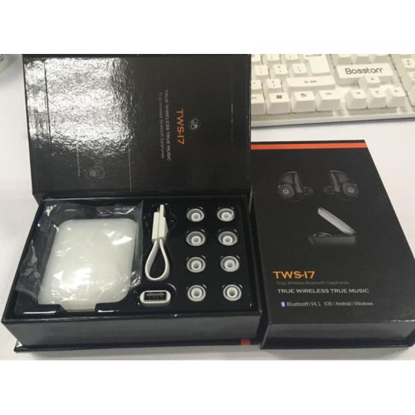 20KHz Smartphone Wireless Earphones With Mic For IPhone / IPad / IPod / Android