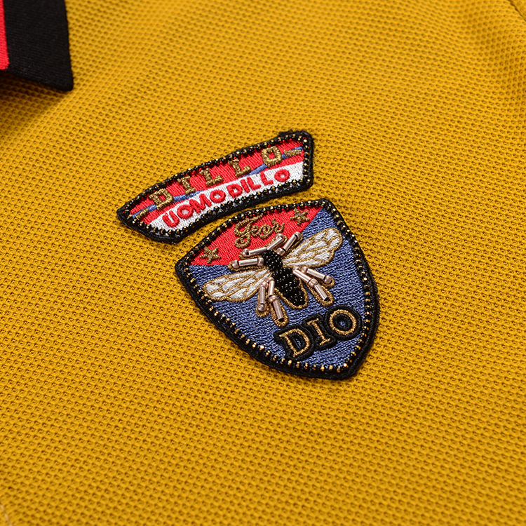 new design custom t shirt knitted embroidery polo shirt oem polo shirt