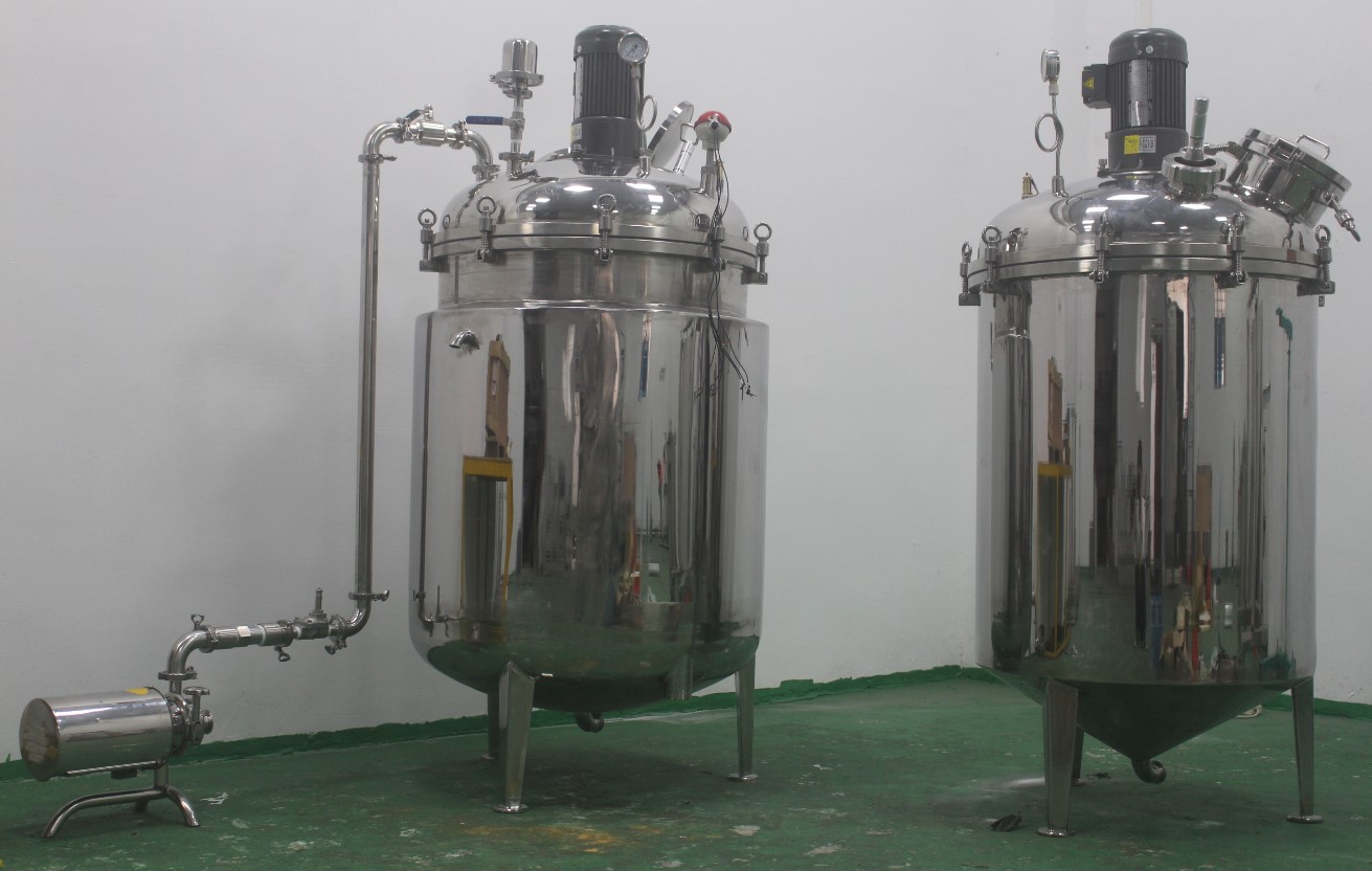 1000 liter Saponification crutcher for tablet soap produciton plants