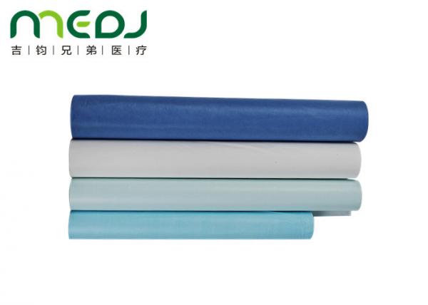 Buy 48cmX50m Disposable Bed Sheet Roll , Multi Colors Medical Bed Sheets at wholesale prices