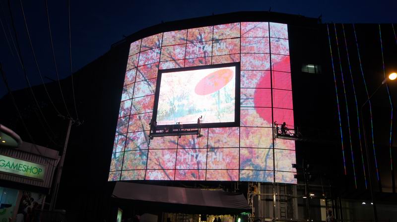Arc Shaped LED Display Project with Constant Current Driver IC Aluminum LED Cabinet