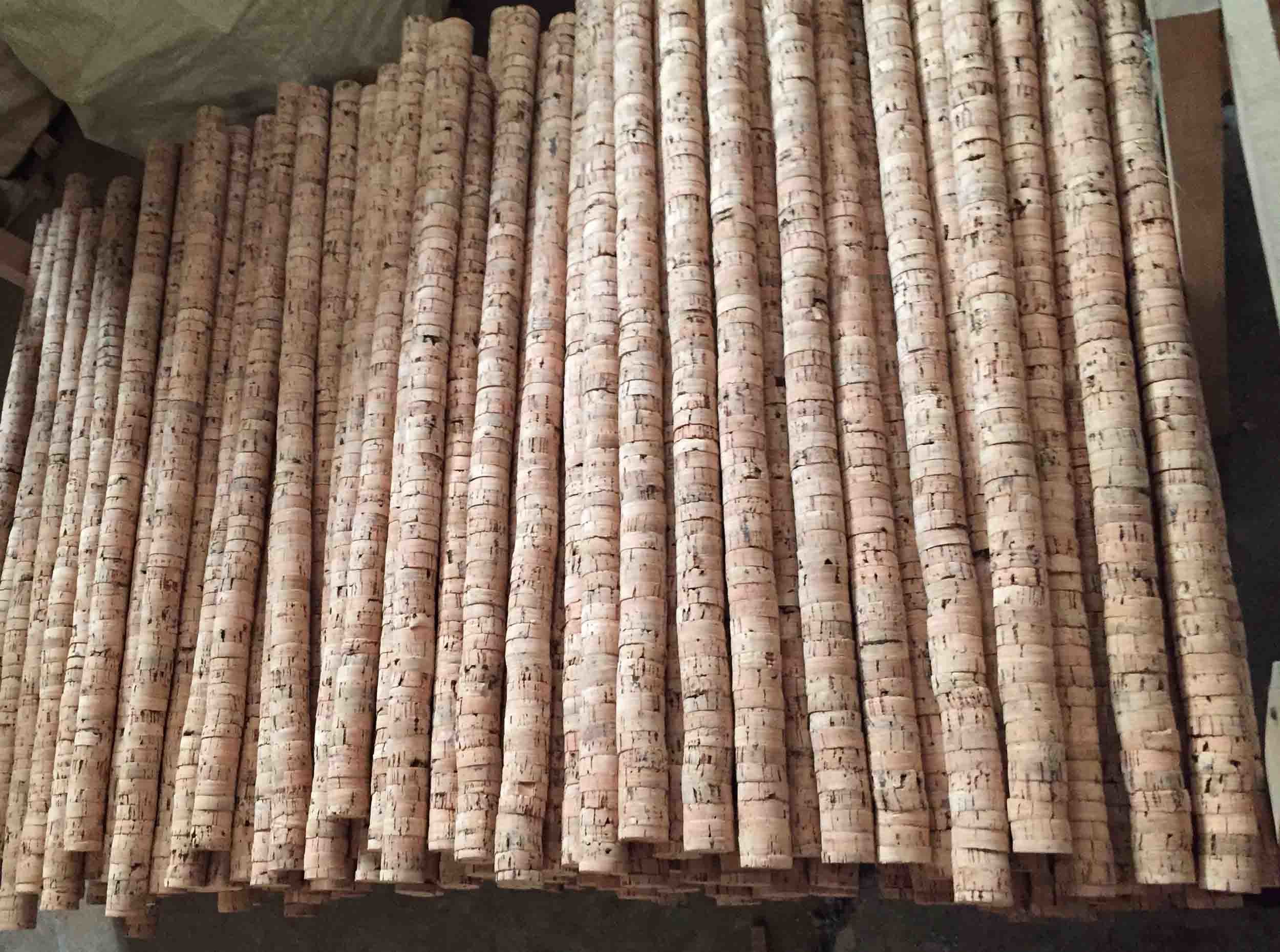 L70cm Dia 26mm Natural Cork Rod Material Cork Sticks Fishing Rod Handles