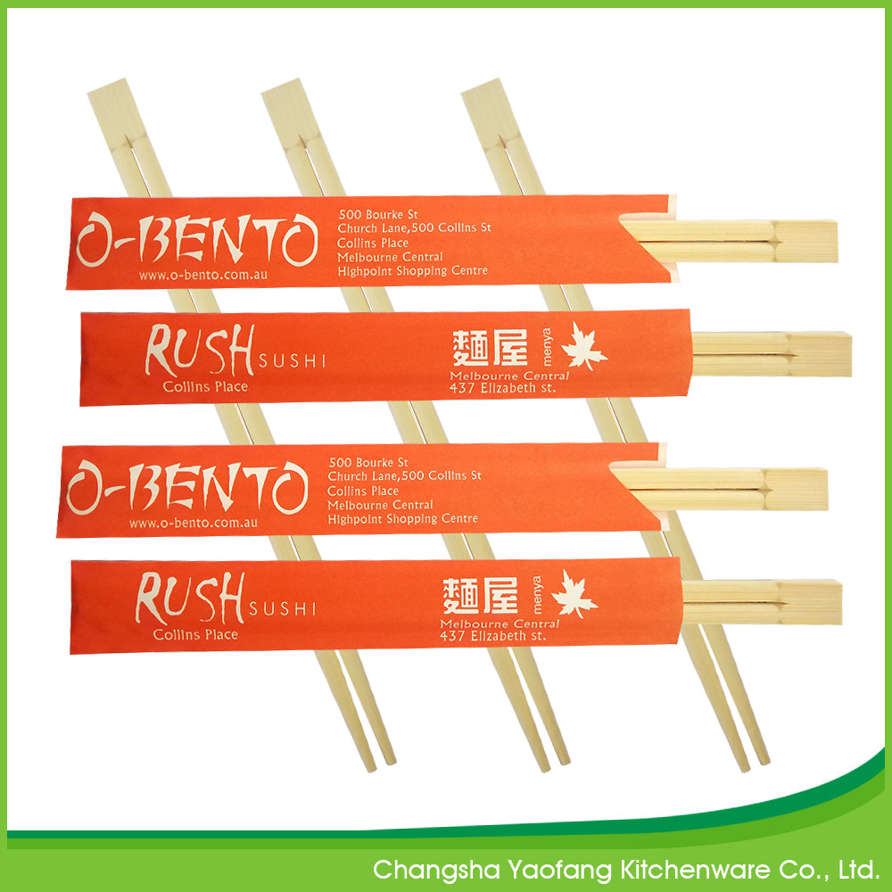Custom Variety Styles disposable Twins Bamboo Chopsticks