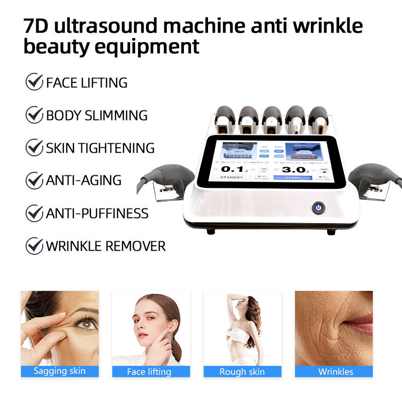 newest hifu 7d facial y corporal replacement cartridge hifu body contouring hifu machine