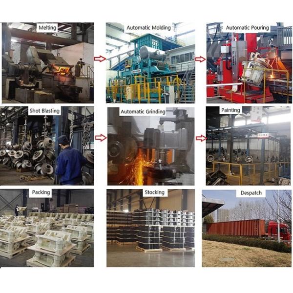 Iron Casting Case Cover With Gray Iron Material GG 250 For Aerial Work Platform