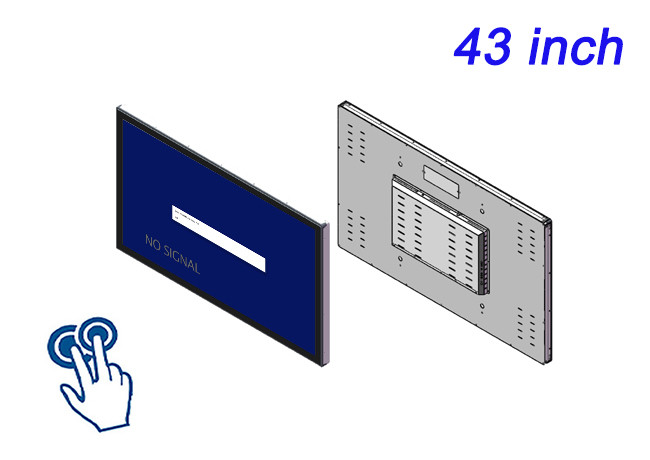 43-Inch Touch Embedded Screen for Smart City Displays, Sports Arenas, Immersive Digital Advertising, and Large-Scale Industrial Monitoring