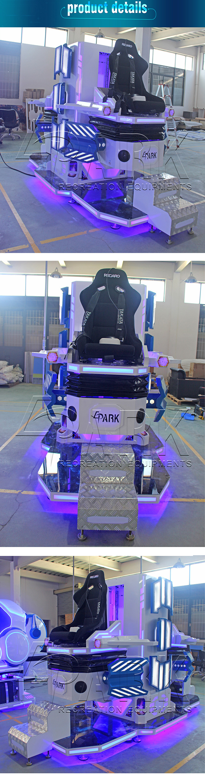 Double Jumper vr racing simulator cabinet game machine