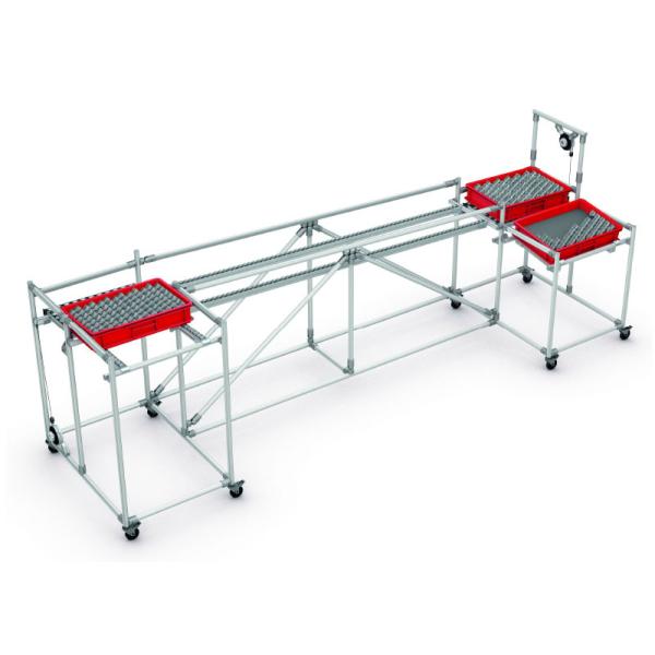 The Third Generation Lean Pipe Rack Aluminium Alloy Equipment