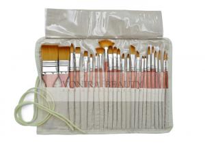 China School Artists Body Paint Brushes Set Wood Watercolor Brushes Set with Pencil Case on sale