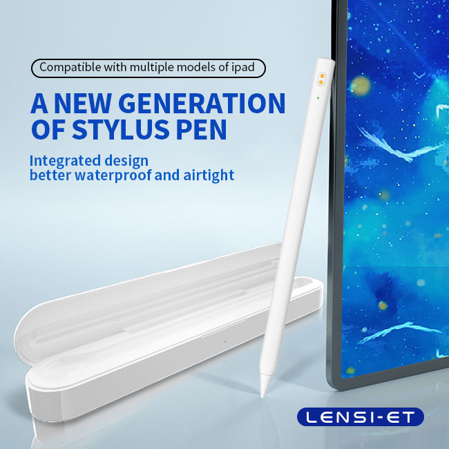 Magnetic Absorption Smart White Stylus Pen With Palm Rejection