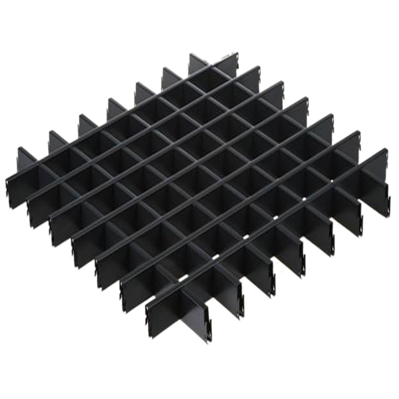 Simple Installation Grid Aluminum Ceiling Tiles 100x100mm