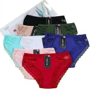 China                  Factory Direct Sale Custom Brand New Fashion Women′s Cotton Underwear Women Panties Sexy Lace Cotton Underwear              on sale