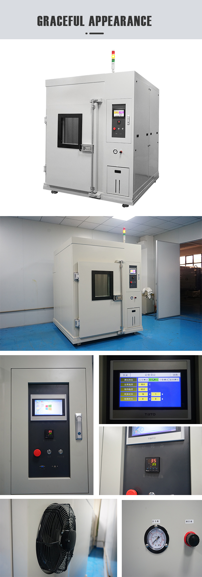 Laboratory Electronic Salt Spray Corrosion Test Chamber