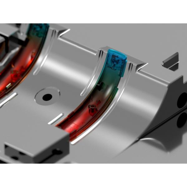 OEM / ODM : Cold Runner Injection Molding & Left + Right Transparent Eye Shell 1+1 No 23056-B