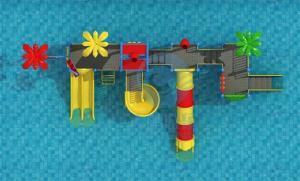 Quality Children Playground Swing Slide Fiberglass Outdoor Swing Set Water Slide for sale