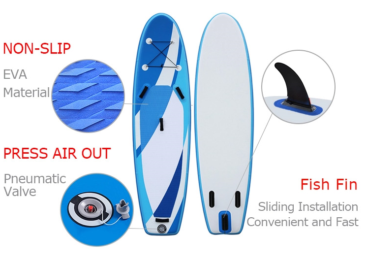 Standup Windsurf Inflatable SUP Board Water Entertainment 11-15kg Weight