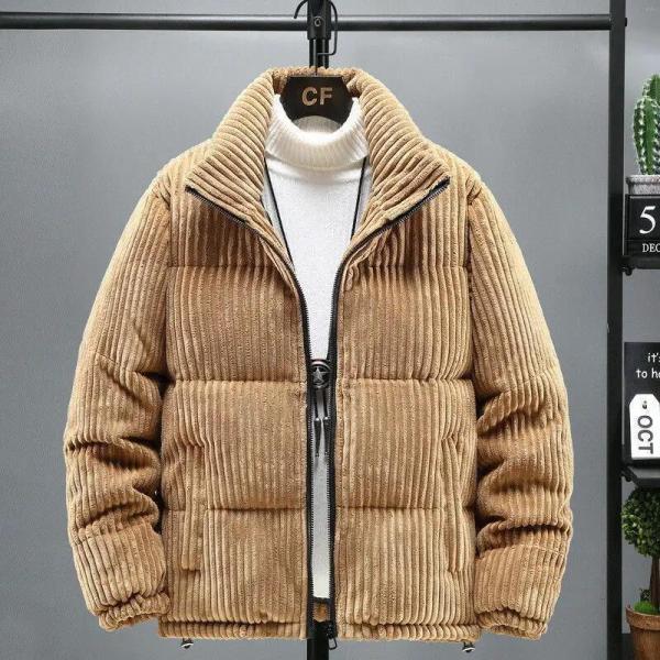 Plus-Size Men′s Corduroy Winter 2022 Overcoat Warm Coat Men′s Cotton Jacket for Men