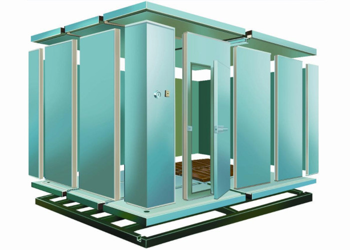 Straight Line Customized Cold Storage Room Walk In Cooler For Supermarket