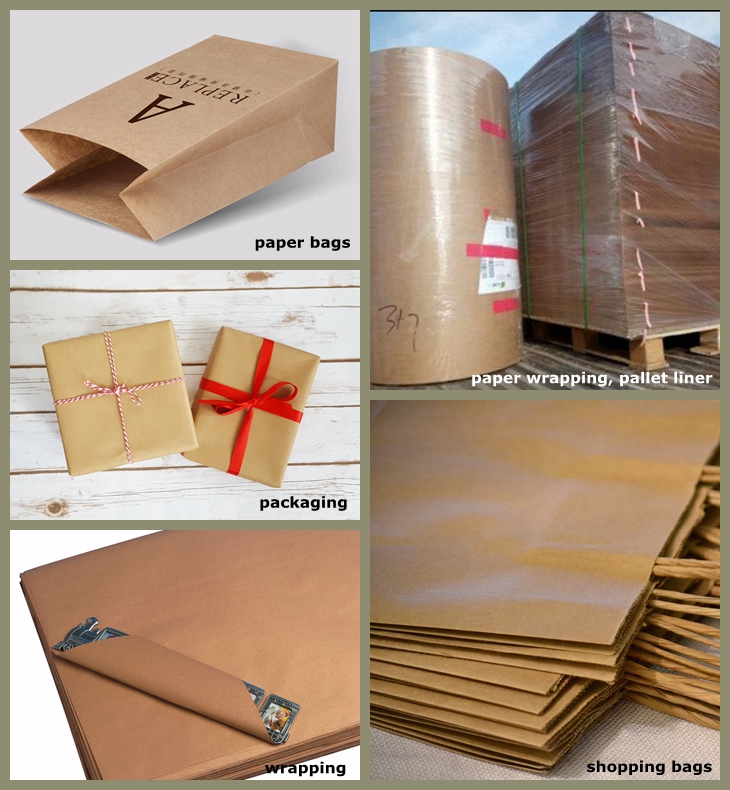 PE brown kraft paper