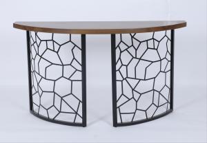 Quality Custom Coffee Table With Wooden Top Metal Frame Antiquity for sale