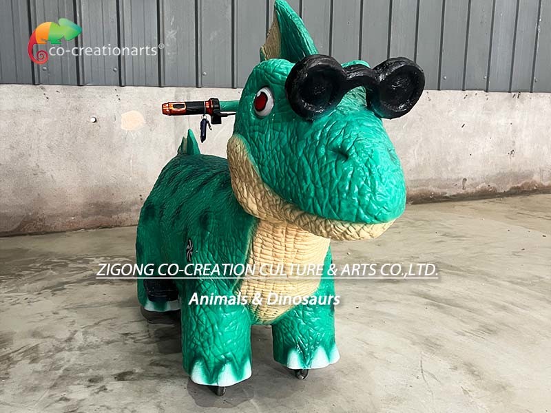 Waterproofing Kids Dinosaur Playground Equipment Coin Mechanism
