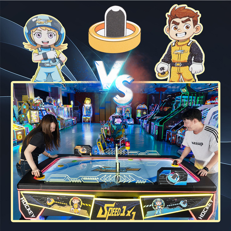 2 Players Air Hockey Game Machines For KTV , Kids Air Hockey Table