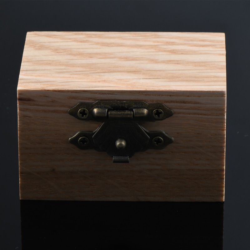 Whiskey Barrel Wood Ring Box Customizable 60*40*36mm OEM/ODM