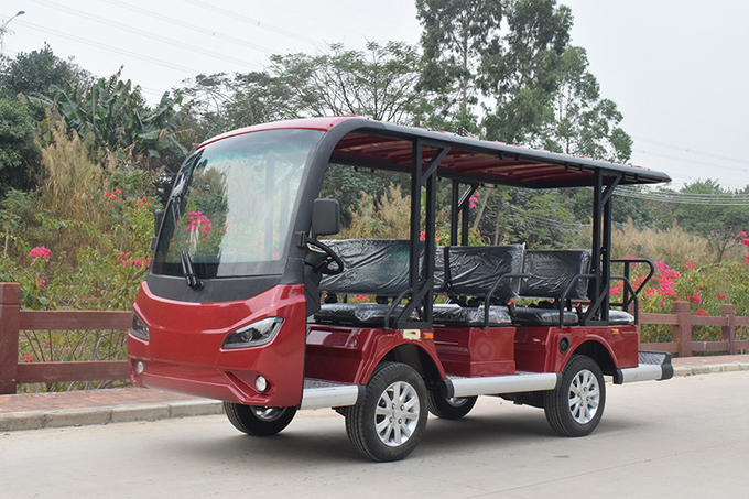 Excar Electric Golf Shuttle Bus For Sightseeing Journeys With 72V Trojan Battery