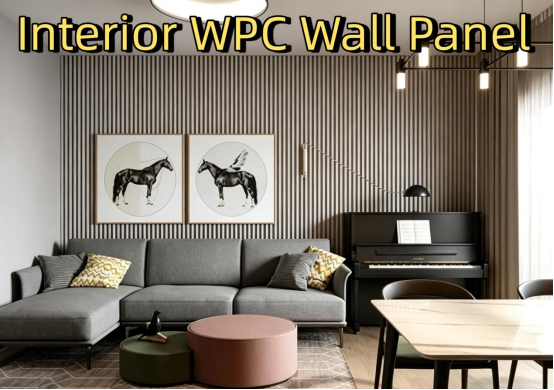 High Flex Interior WPC Fluted Wall Panel160mm WPC Louver Panel