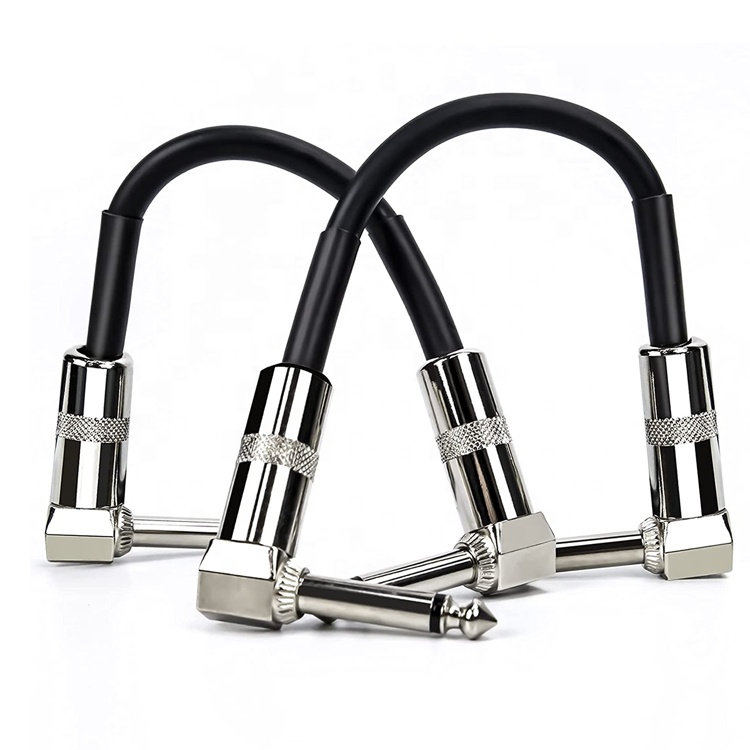 1/4 TS Jack Electric Braid Pedal Guitar Patch Lead Stereo Instrument Cable