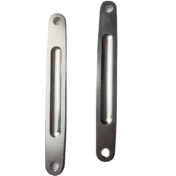 Universal 3/8" Hole Dia Silver and Black Finish Aluminum Jacobs Ladder Straps 5.0mm Thickness for Sprint Car