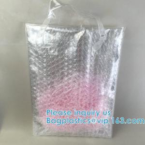 Quality Shopping Bags With Bubble Padded Mailer Metallic Bubble Apparel Bag, Customized Bubble Pouch Bags Holographic Surface for sale