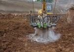 Hydraulic Concrete Pile Breakers And Cutters Cutting Round Piles